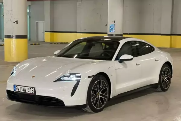 Porsche Taycan for rent in Turkey
